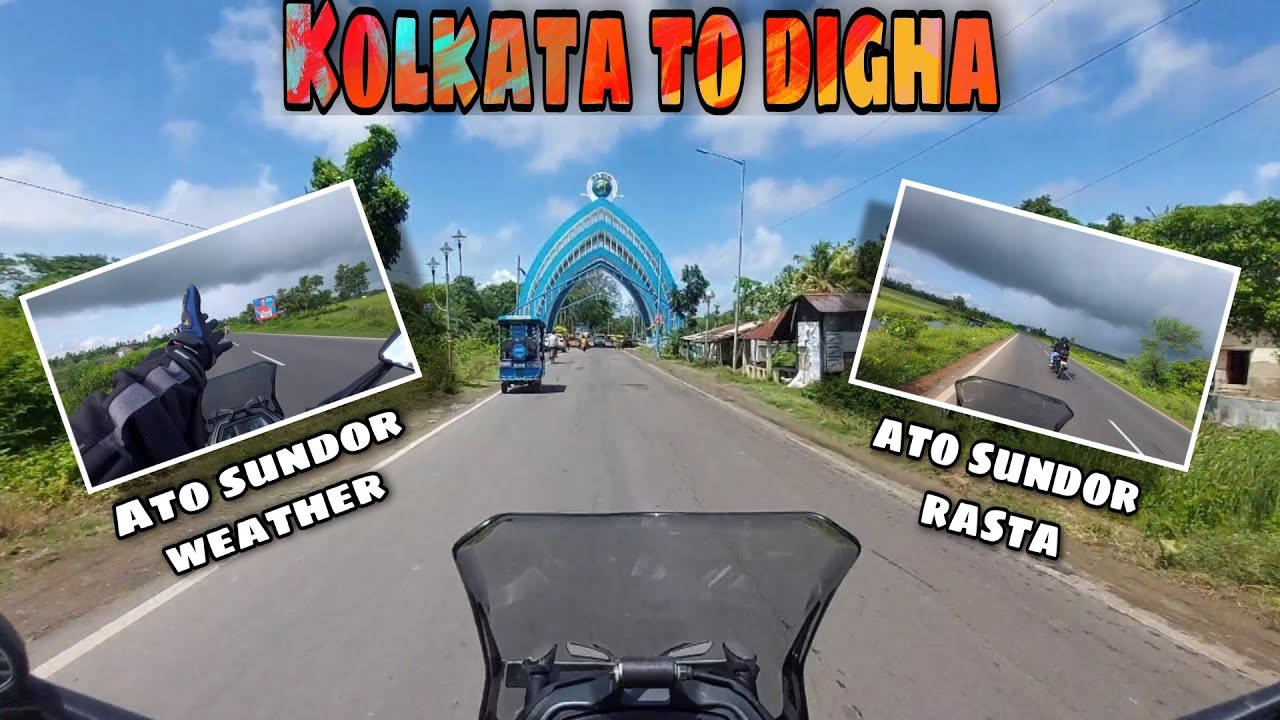 Digha & Mandarmani Bike Ride | Kolkata To Digha | Day 1 || #dominar400 #motovlog #digha #bikeride