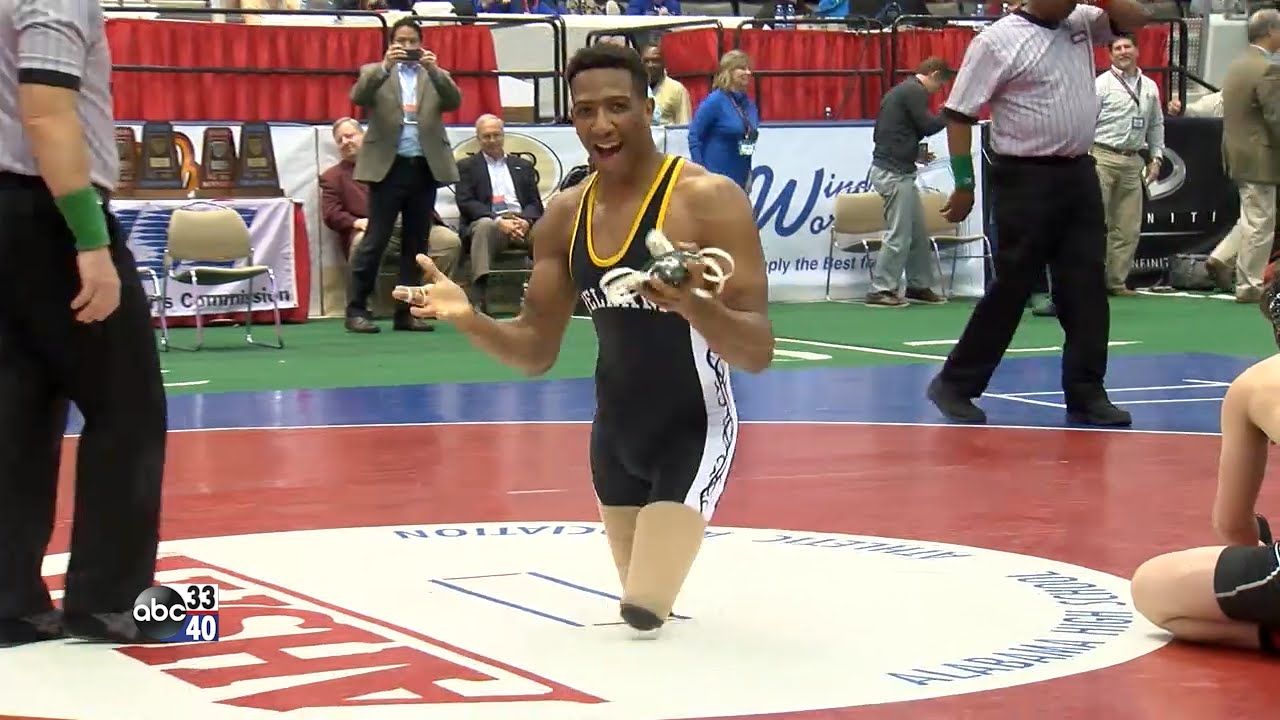Pelham High double amputee wrestler Hasaan Hawthorne wins state title