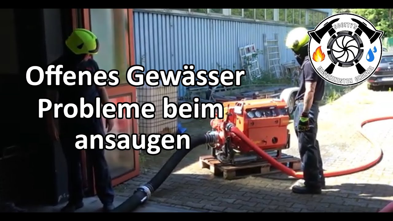Offenes Gewässer / Probleme im Saugbetrieb