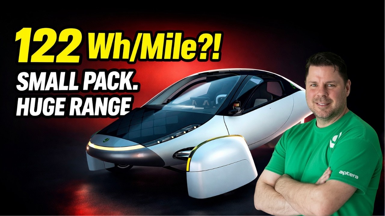 Aptera Just Delivered 122 Wh/Mile on Highway — The EV Industry Is Shocked