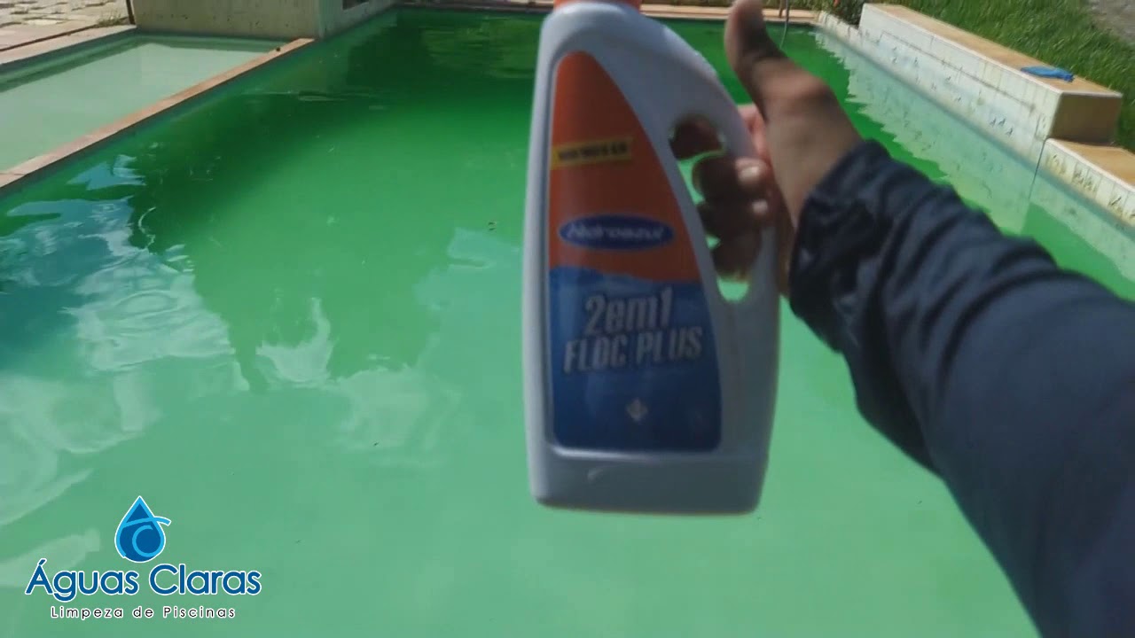 Teste com Hidroazul - Floc Plus-