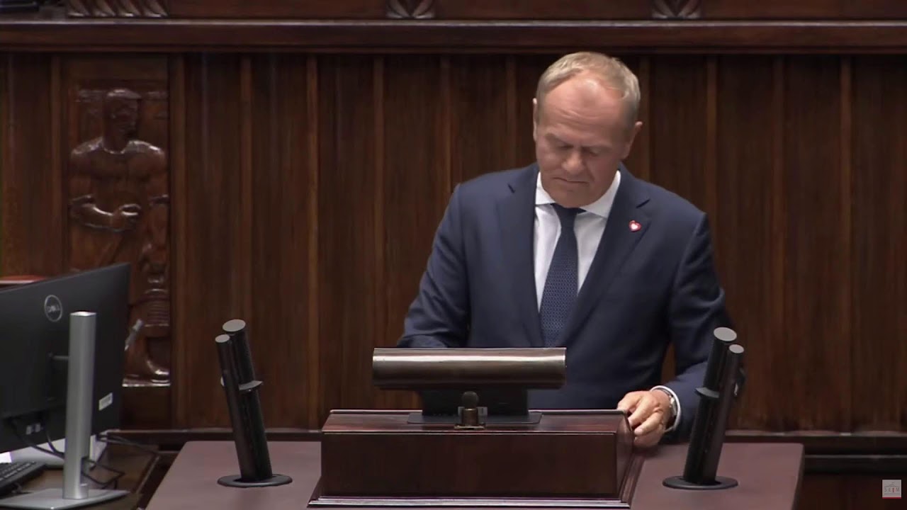Wystąpienie Premiera Donalda Tuska w Sejmie Rzeczypospolitej Polskiej