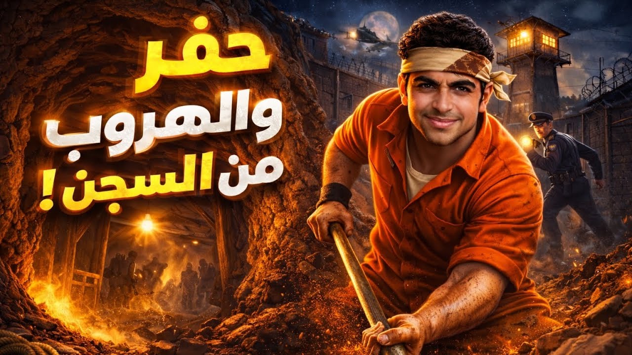 هربت من السجن بالحفر!! ⛏️😱 | أخطر هروب من السجن! وصلت للأنفاق السرية 🔥 | Prison Escape Simulator
