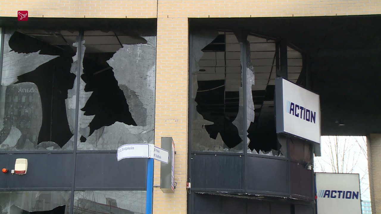 Aanhouding na brand bij Aldi en Action; schade is groot