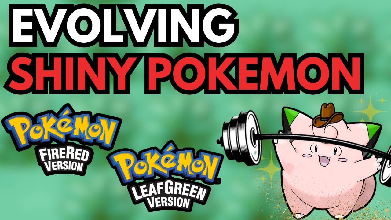 Evolving EVERY SHINY Pokémon In FireRed/LeafGreen