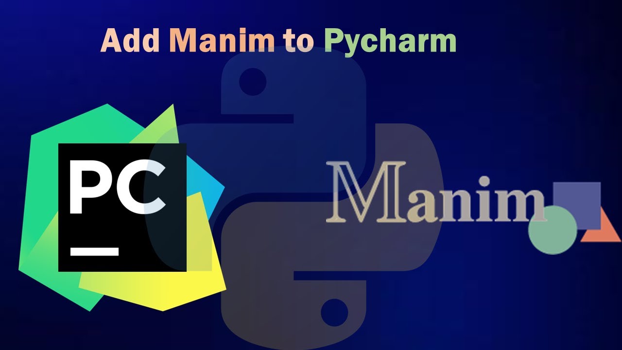 Добавить Манима в PyCharm