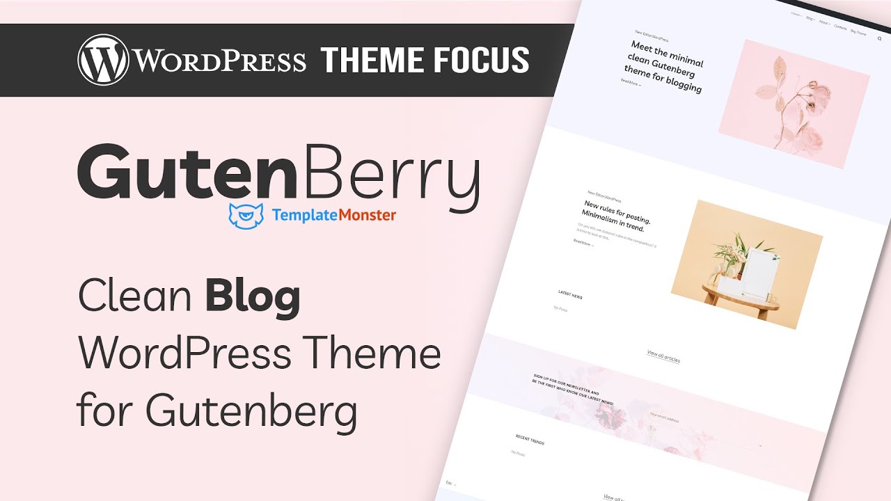 Gutenberry | WordPress Theme for Blogging & Journals | THEME FOCUS with TemplateMonster