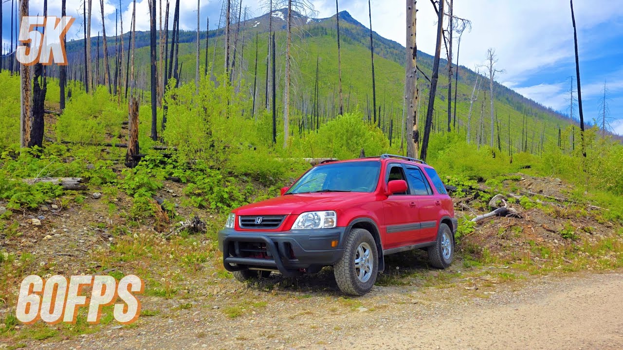 Exploring Glacier National Park | 2000 Honda CR-V RD1 | POV 5K 60FPS | May 2025