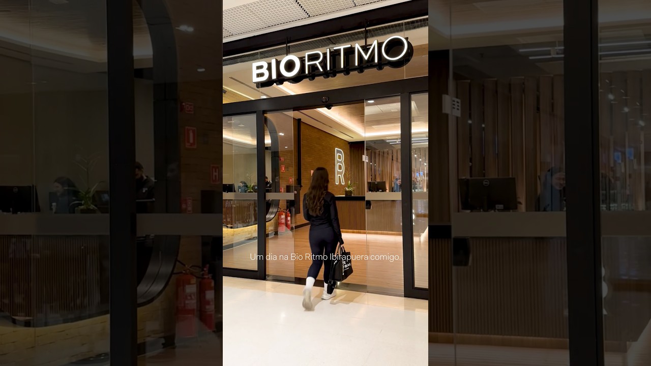 #ManuCanielas mostra como &eacute; treinar na unidade conceito da #BioRitmo Ibirapuera.