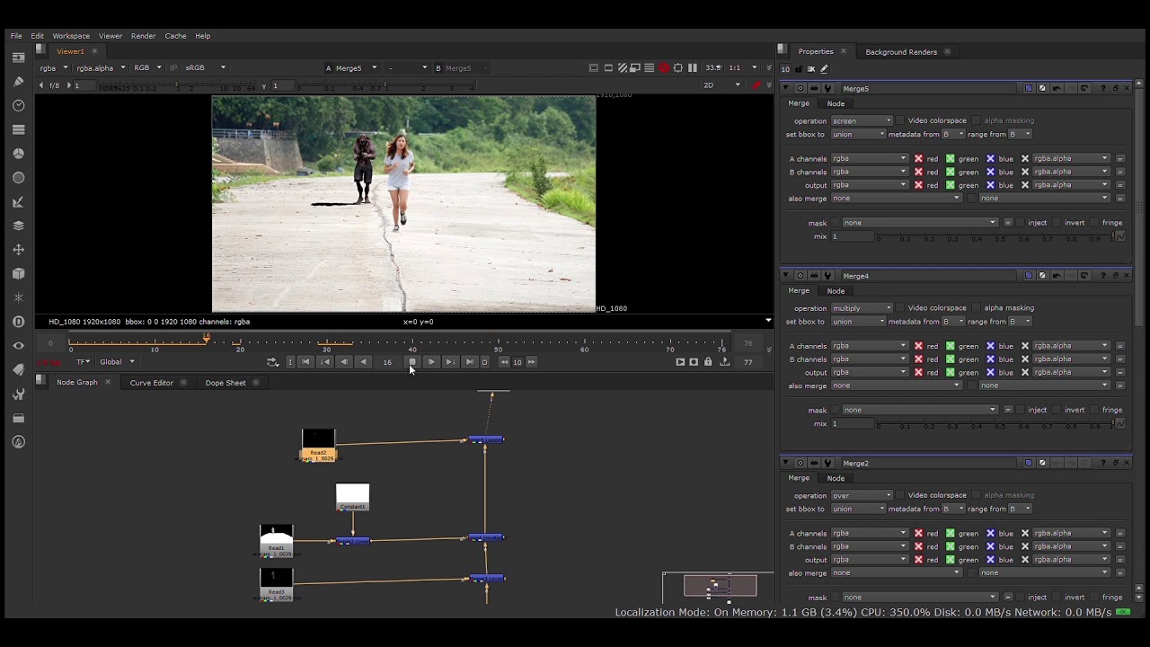 compositing live action character with cg new