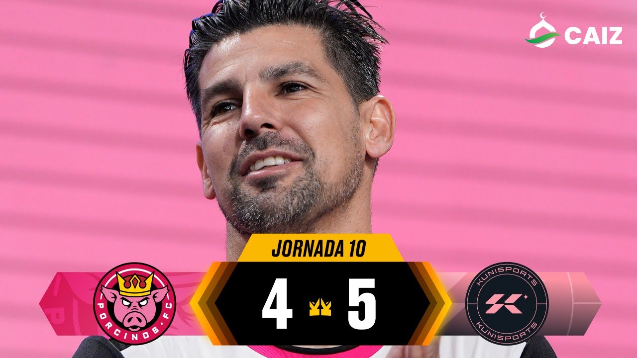 Porcinos FC de IBAI LLANOS VS Kunisports de KUN AG&Uuml;ERO | Partido Completo J10 (4-5)
