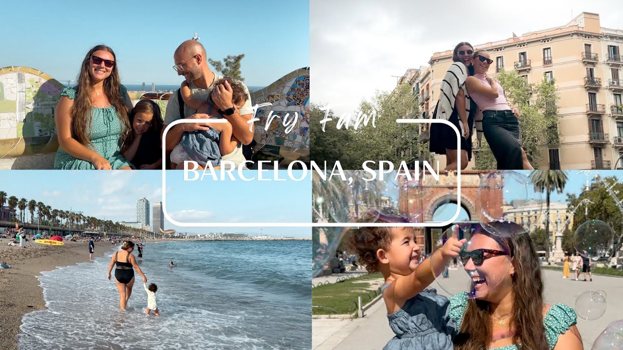 Barcelona Spain With Toddlers | Mount Tibidabo Barcelona Spain | Park Guell Gaudi | Sagrada Familia