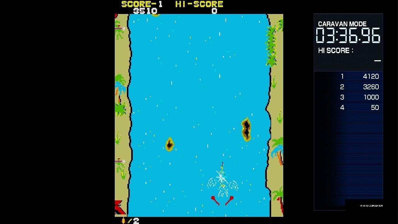 アーケードアーカイブス2 アドベンチャーカヌー キャラバン 22060pts