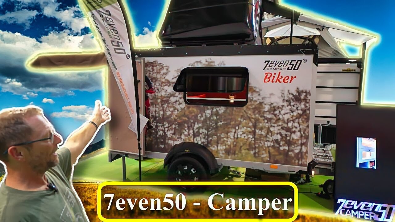 7even50 Mini-Travel 🦊 perfekter Wohnanhänger mit viel Raum