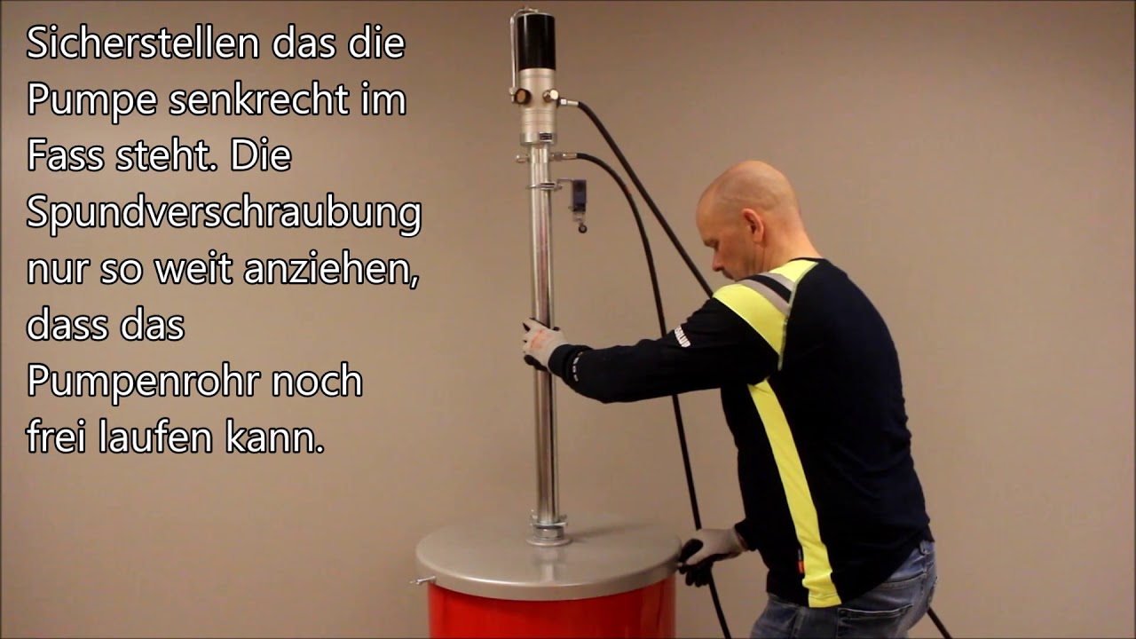 Anleitung für die Montage, Inbetriebnahme und den Betrieb des Fasspumpensystems `Totally Empty`