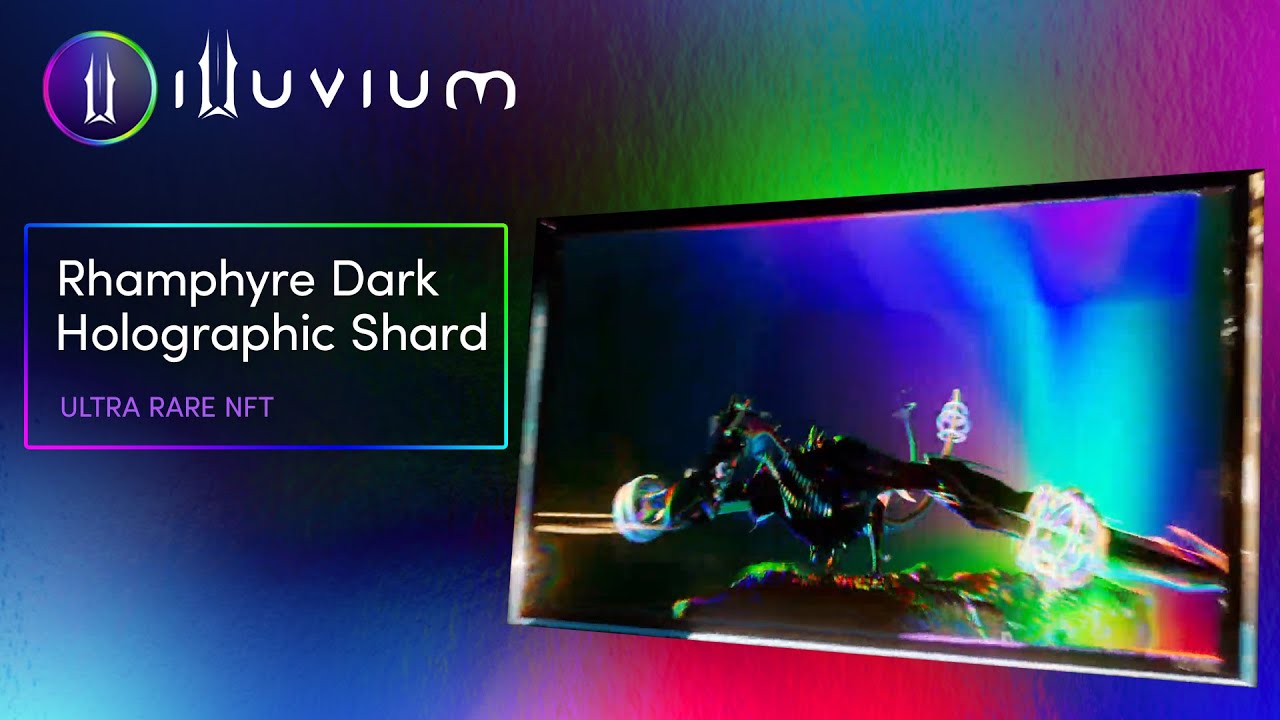 Illuvium: NFT (Ultra Rare Rhamphyre Dark Holographic Shard) -- Upcoming NFT Collectible RPG Game
