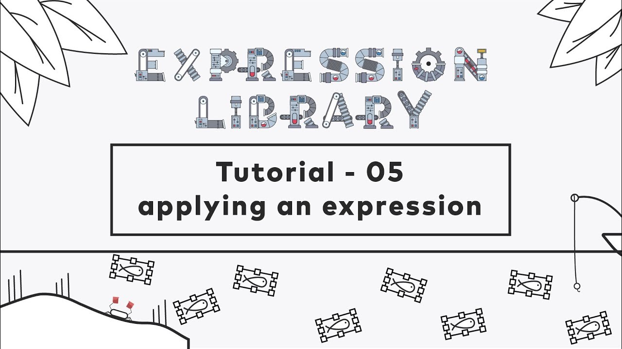 After Effects Script - Expression Library - tutorial 05 Applying an expression
