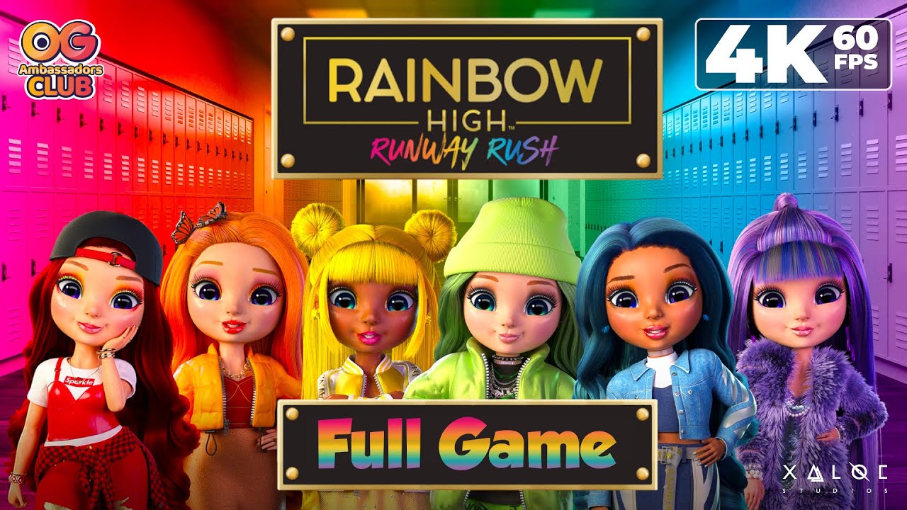 Rainbow High™: Runway Rush (PC) - Full Game 4K60 Walkthrough (100%) - No Commentary