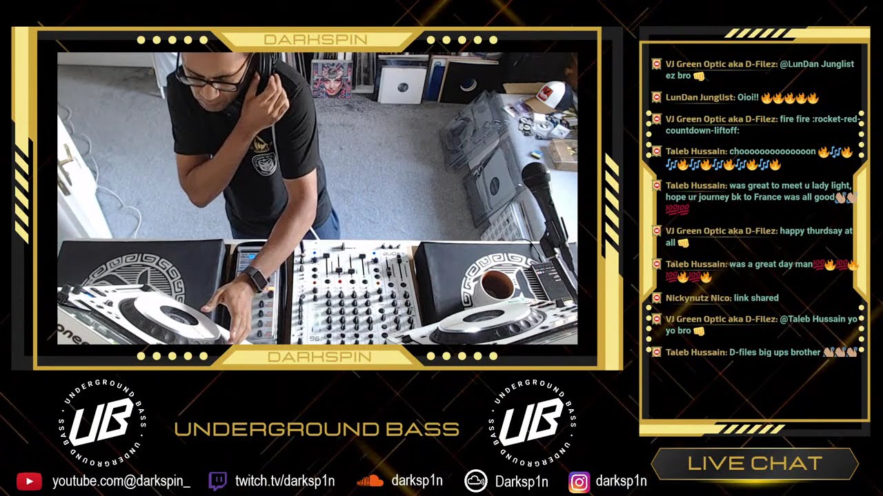 Darkspin - Underground Bass show#17 (21st Aug 2025)