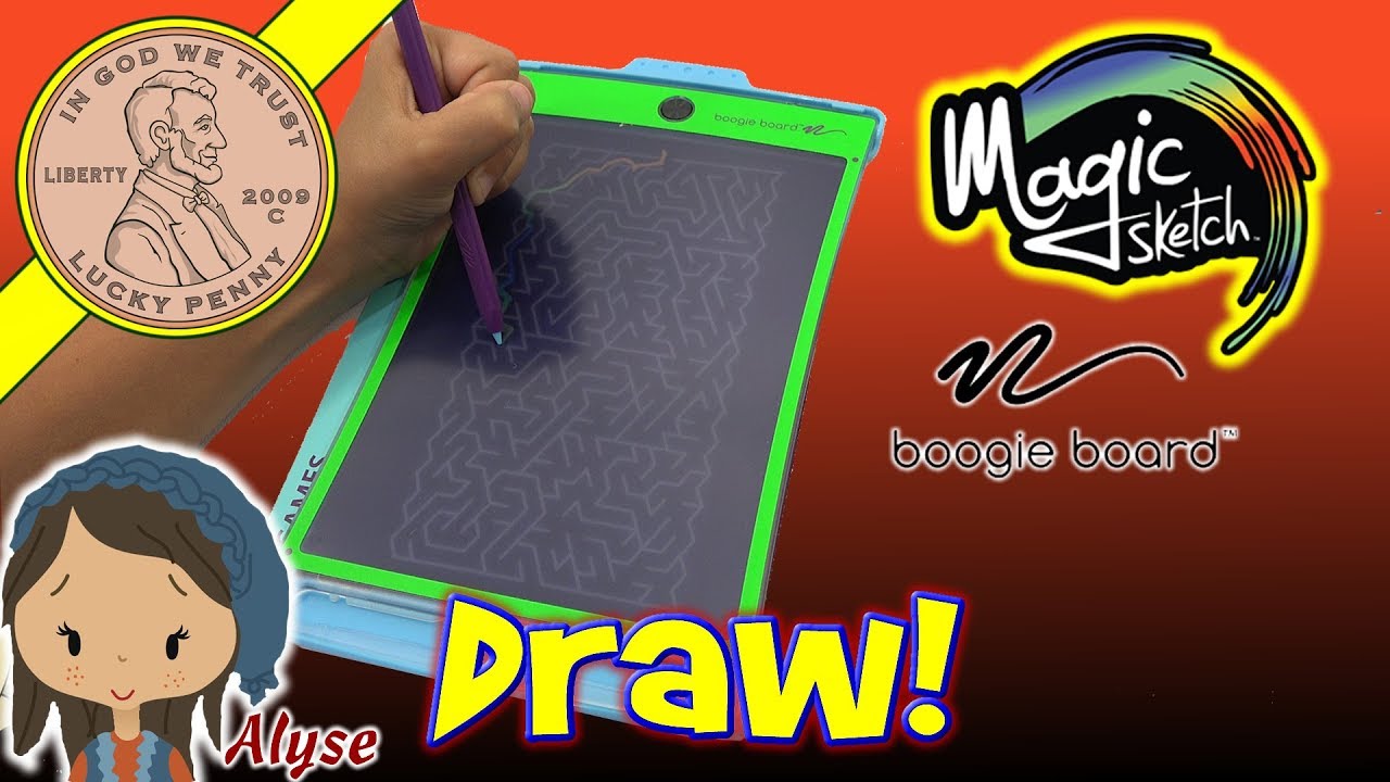 Magic Sketch Boogie Board - Puzzles, Games, Art & School All In One!