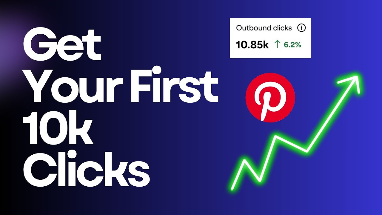 How To Scale From 1k to 10k Clicks/Month On Pinterest 📈