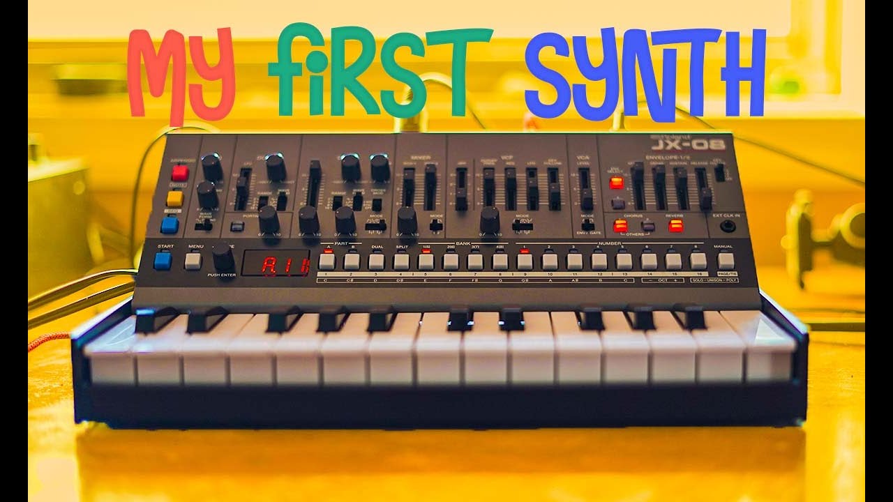 ROLAND BOUTIQUE JX-08 +TR8s LIVE SET | IT'S MY FIRST SYNTH