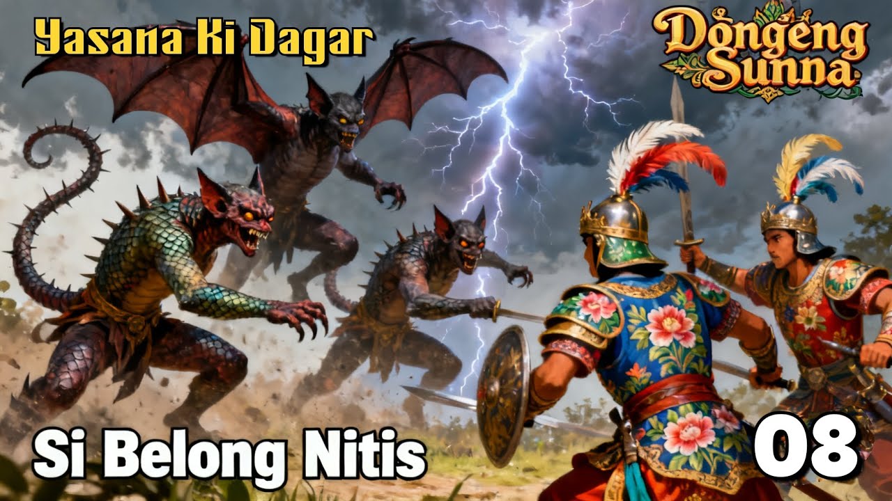 Dongeng Sunda Si Belong Nitis Bagian 08 : Kelong Ti Nagara Langit Ka Tilu