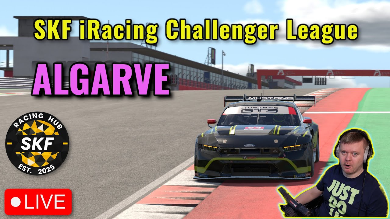 🔴 SKF iRacing Challenger League 2026 S1 | Algarve | GT3 | iRacing