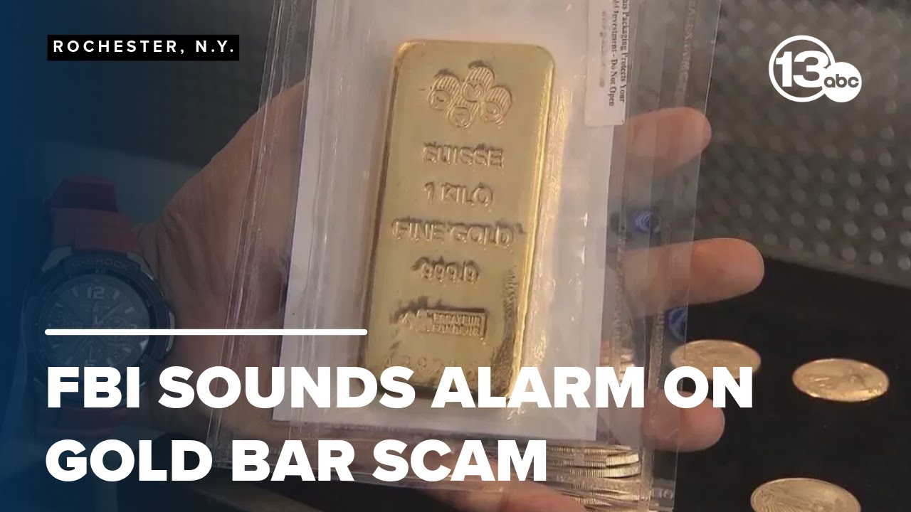 FBI warns consumers of new gold bar scam that involves liquidating savings