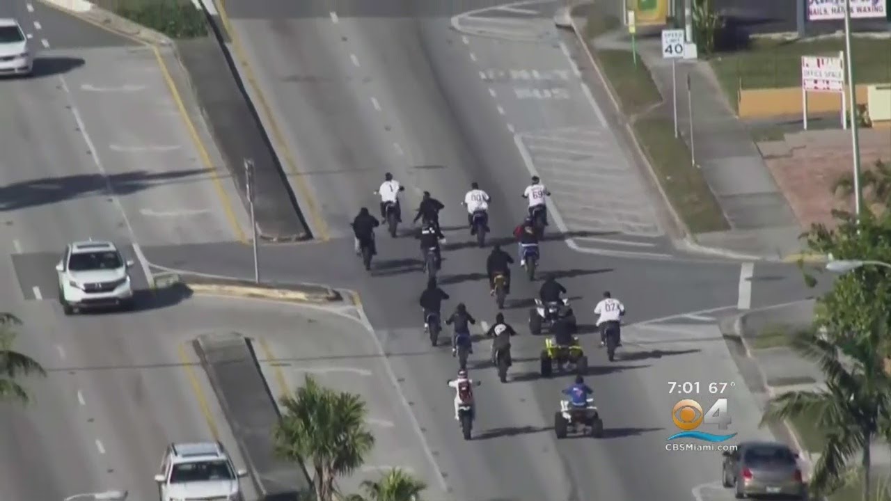 Annual “Wheels Up, Guns Down” Ride Swarming South Florida Streets