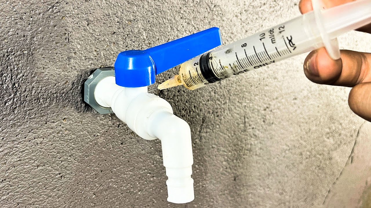Very Simple! Tips To Repair Water Valves On Pvc Pipes