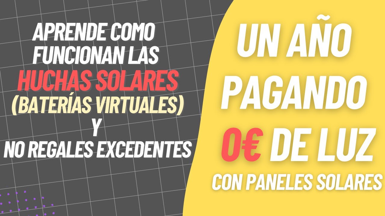 &iexcl;Luz gratis durante un a&ntilde;o con paneles solares!