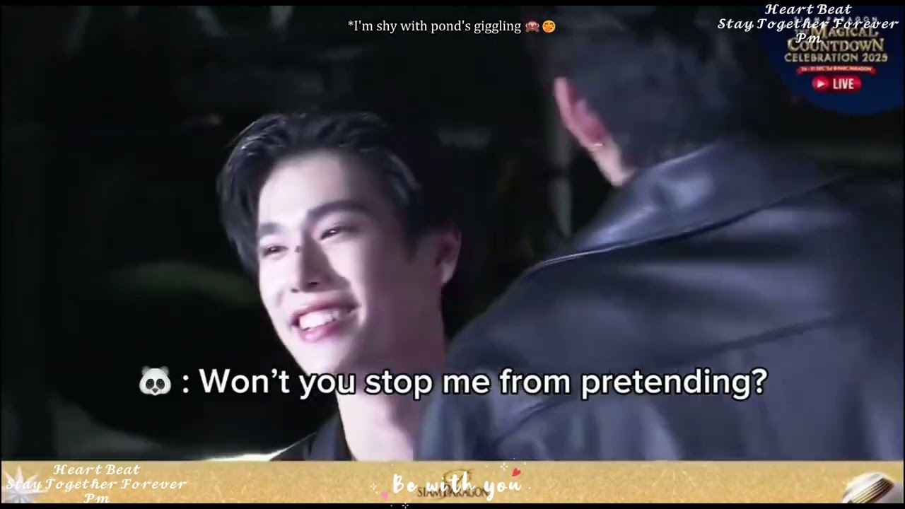 [ENG SUB] Siam Paragon Count Down with PondPhuwin 2025 HNY 😍🥳🐻🐼 #staytogetherforever #pondphuwin