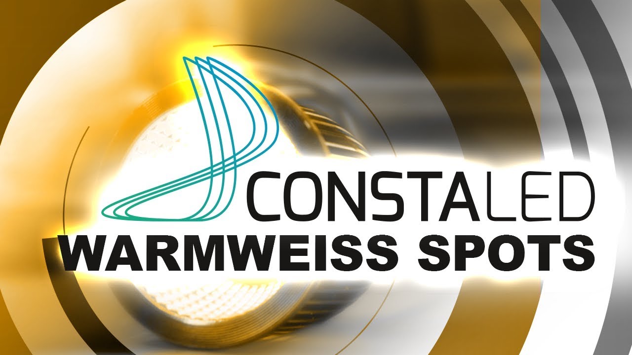 LED Spots warmwei&szlig;, dimmbar || CONSTALED 30938 || Tunable LED Lights