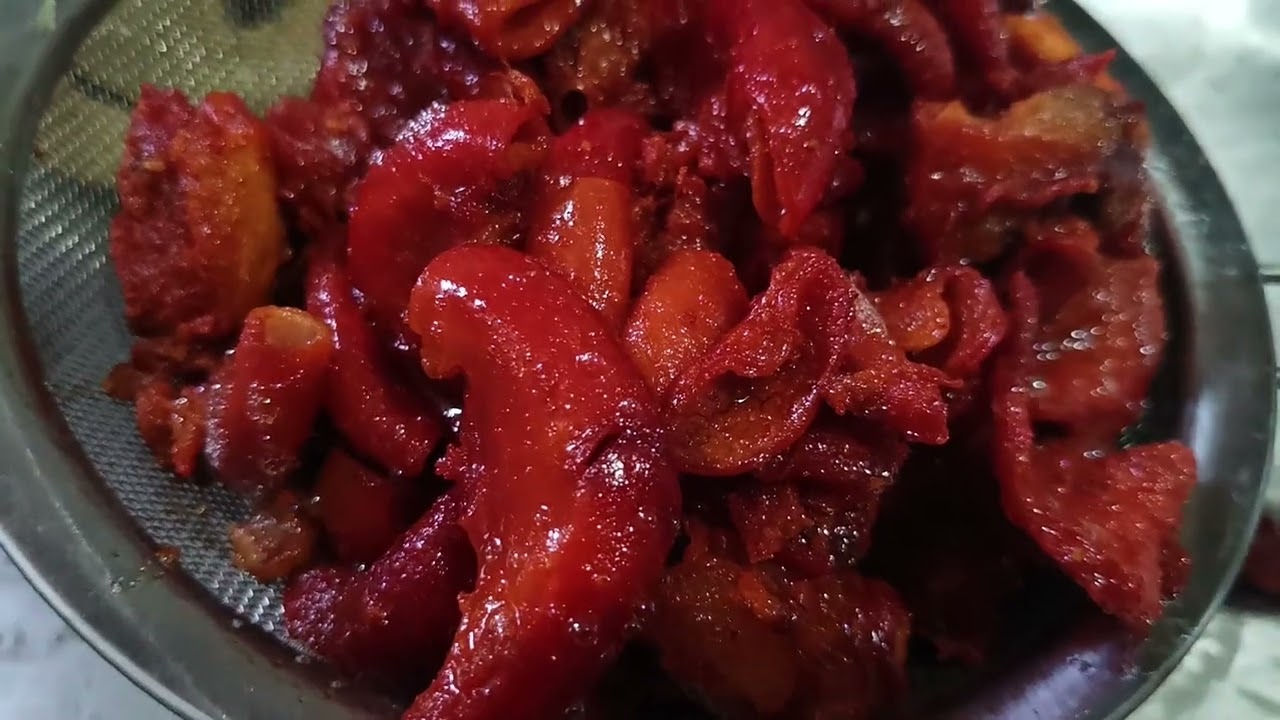 Tripitas de Res en Salsa Roja 🍎 ( Receta) 