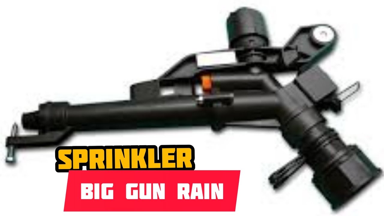 Sprinkler Irrigation system|| Cara Setting sprinkler Big gun || #Yuktani