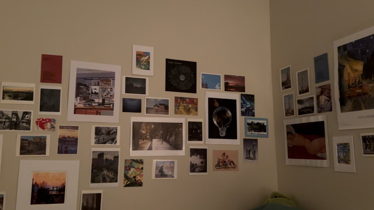 asmr room tour, tracing, tapping, whispering