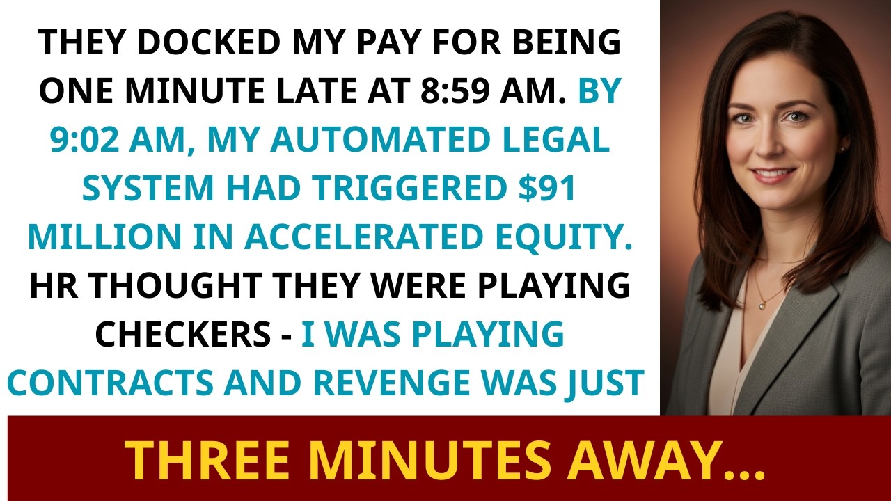HR Tried to Dock My Pay at 8:59 — By 9:02, $91M Acceleration Hit