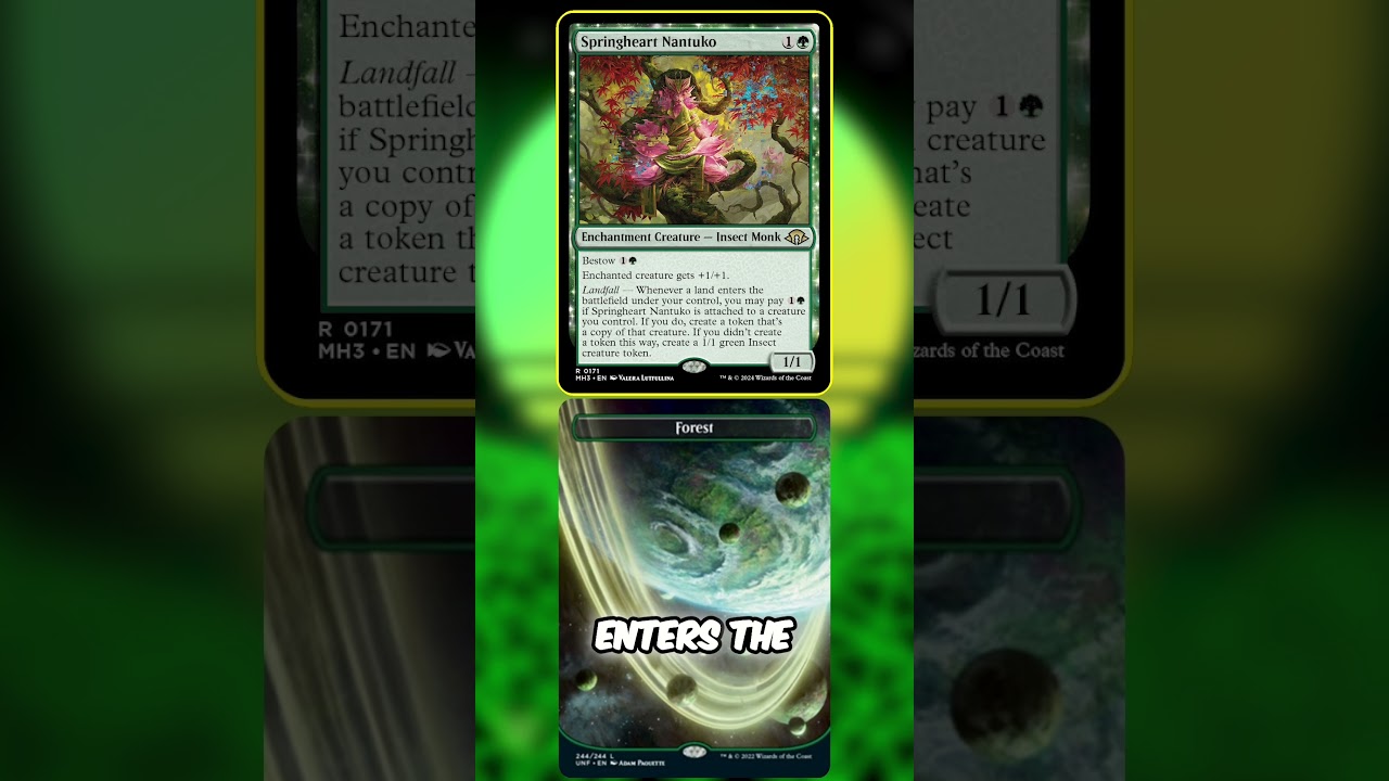 Make Infinite Token Forests With Springheart Nantuko!