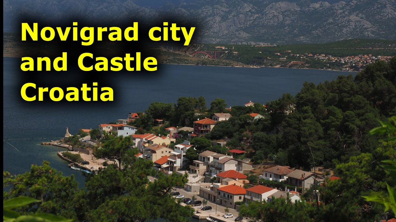 Novigrad city and Castle, Croatia, DJI Mini 2, 4K