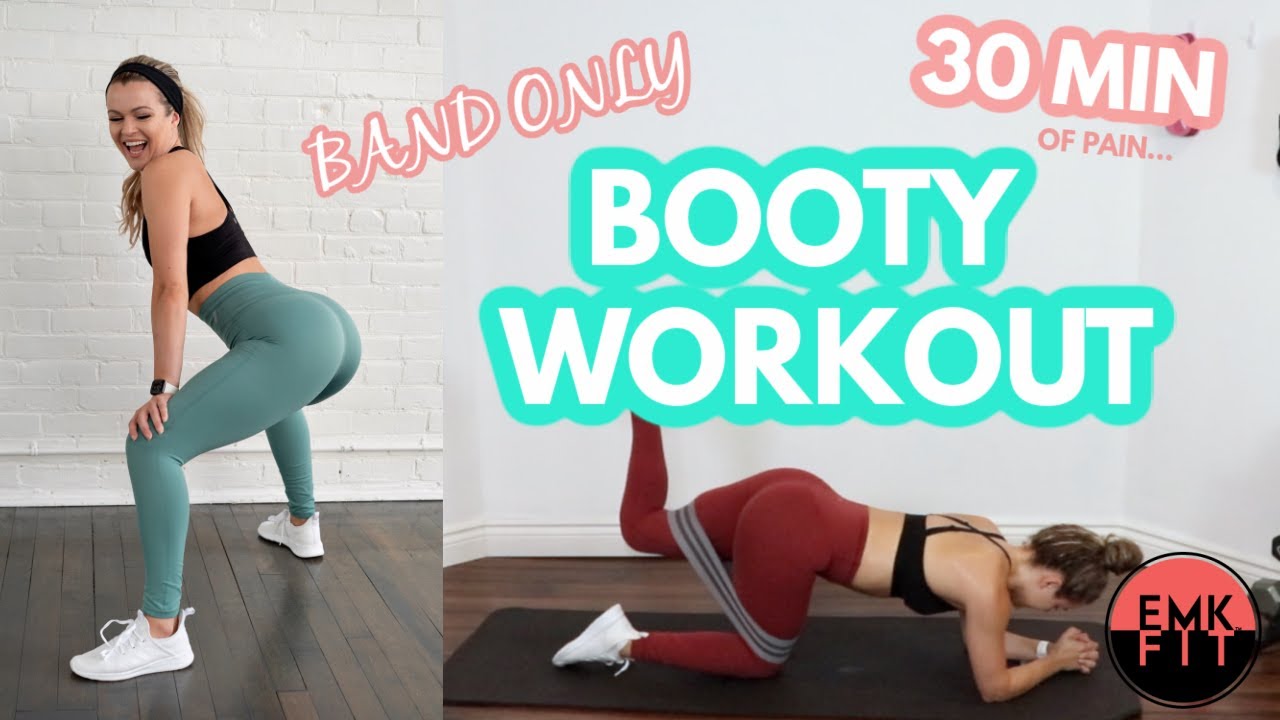30 MIN BAND-ONLY BOOTY WORKOUT (NO EQUIPMENT).