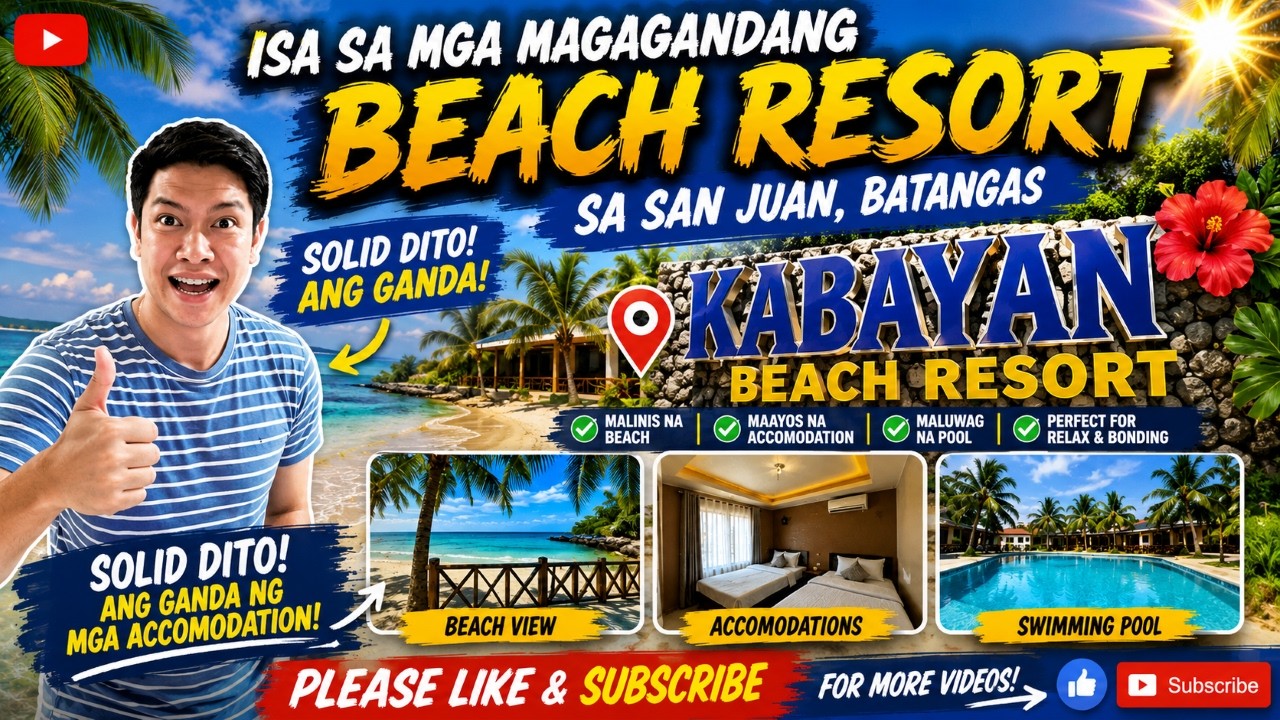 Kabayan Beach Resort, Laiya Batangas | MigureTv