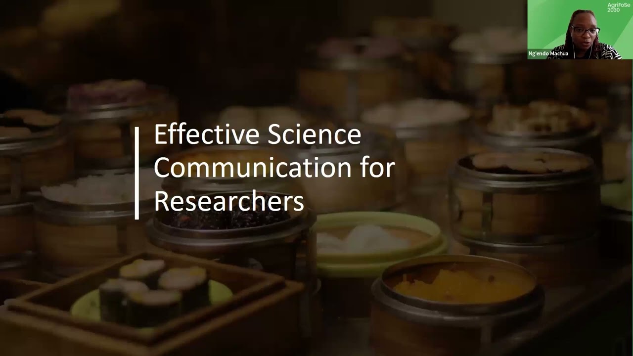 Media engagement training for researchers ⎮SIANI & AgriFoSe2030