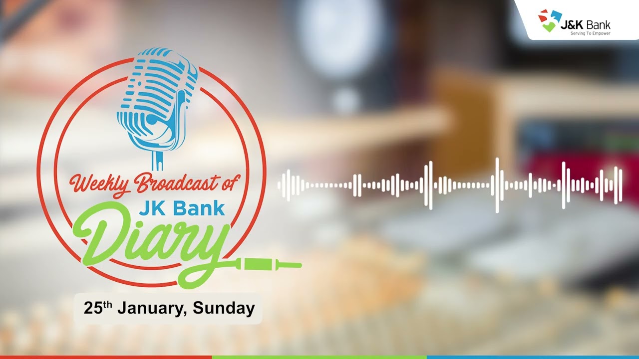 J&K Bank Dairy Dated January 25, 2026 Episode 1270