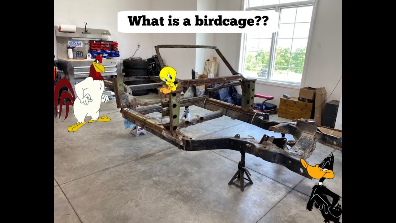 What is a Corvette birdcage?  What is underneath the fiberglass?