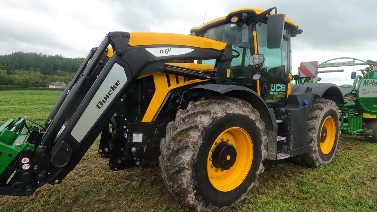2023 JCB Fastrac 4220 Icon 6.6 Litre 6-Cyl Diesel Tractor (235 HP) #jcbtractor #mchale Bail Wrapper