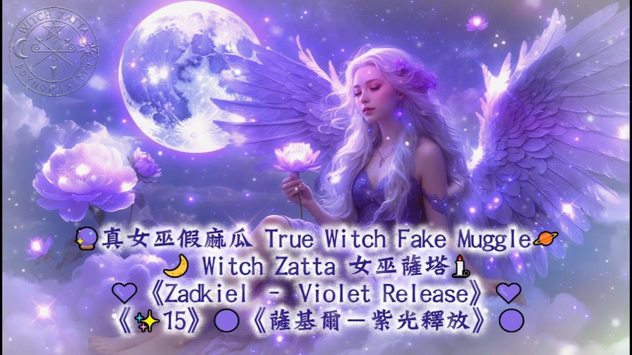 《✨15》🟣《薩基爾－紫光釋放》🟣💜大天使💜《Zadkiel – Violet Release》💜