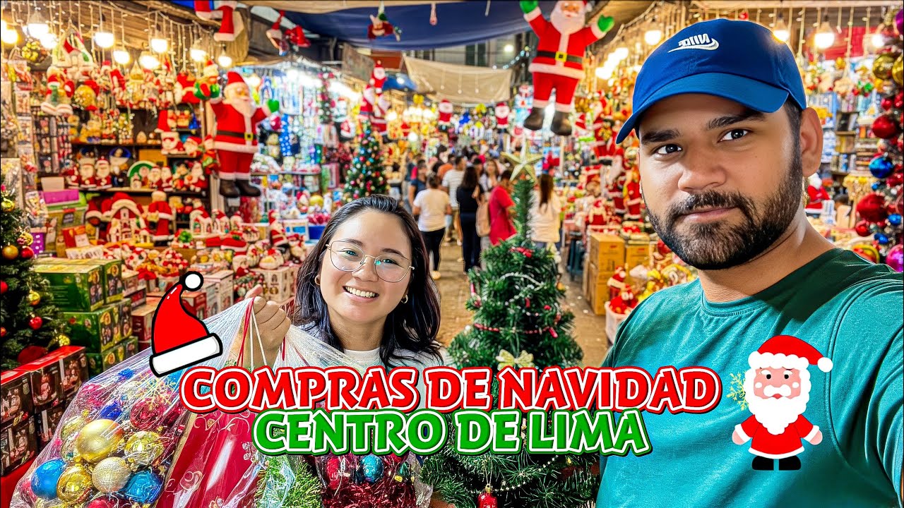 COMPRAS NAVIDE&Ntilde;AS en el CENTRO DE LIMA 🎄