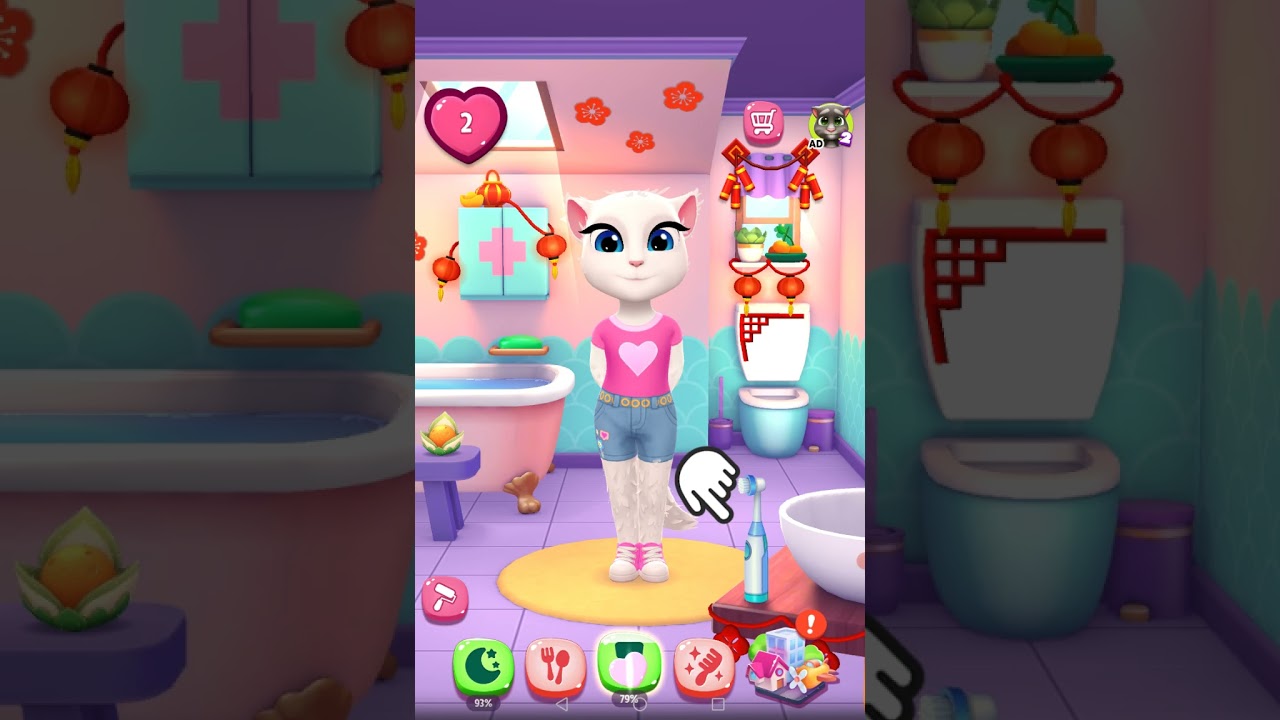 My Talking Angela 2|funny video dubbing |kid's learning games