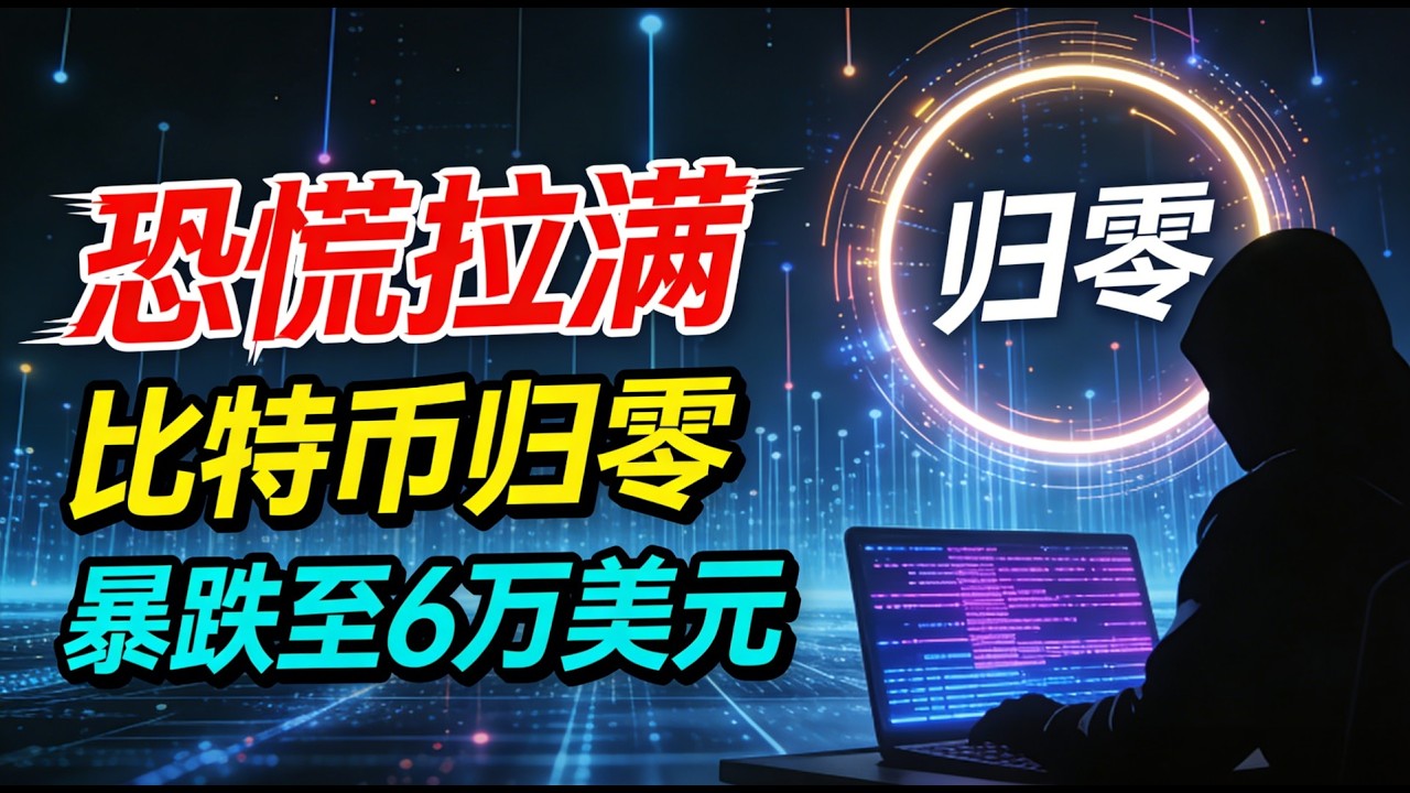 【恐慌拉满】美国 “比特币归零” 搜索量创历史新高，价格腰斩至 6 万美元